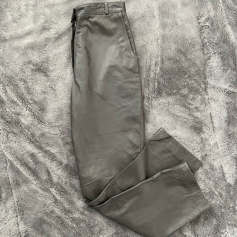 RARE Vintage Paula Lishman Leather Pants